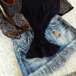 Denim Miss Me Mini nwot